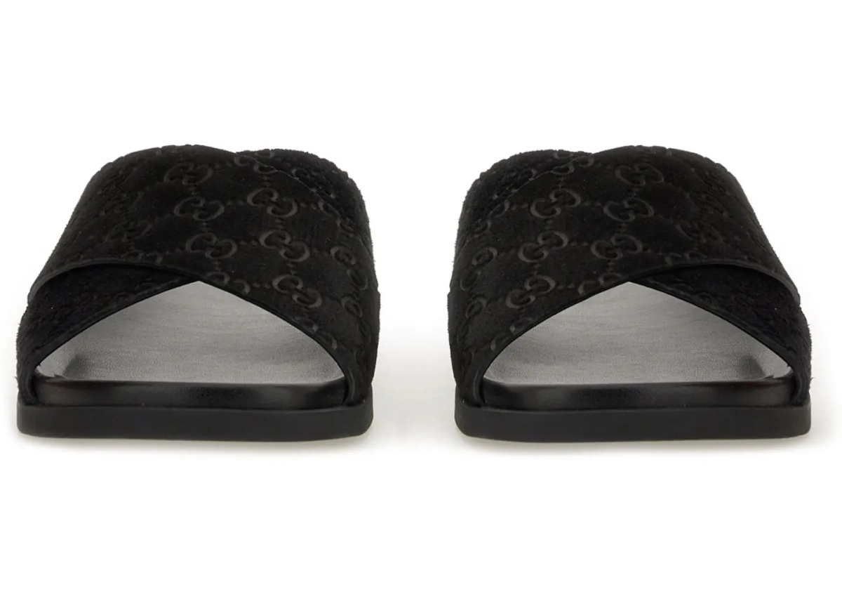 Sandal Slider With Gg Pattern - Img 4