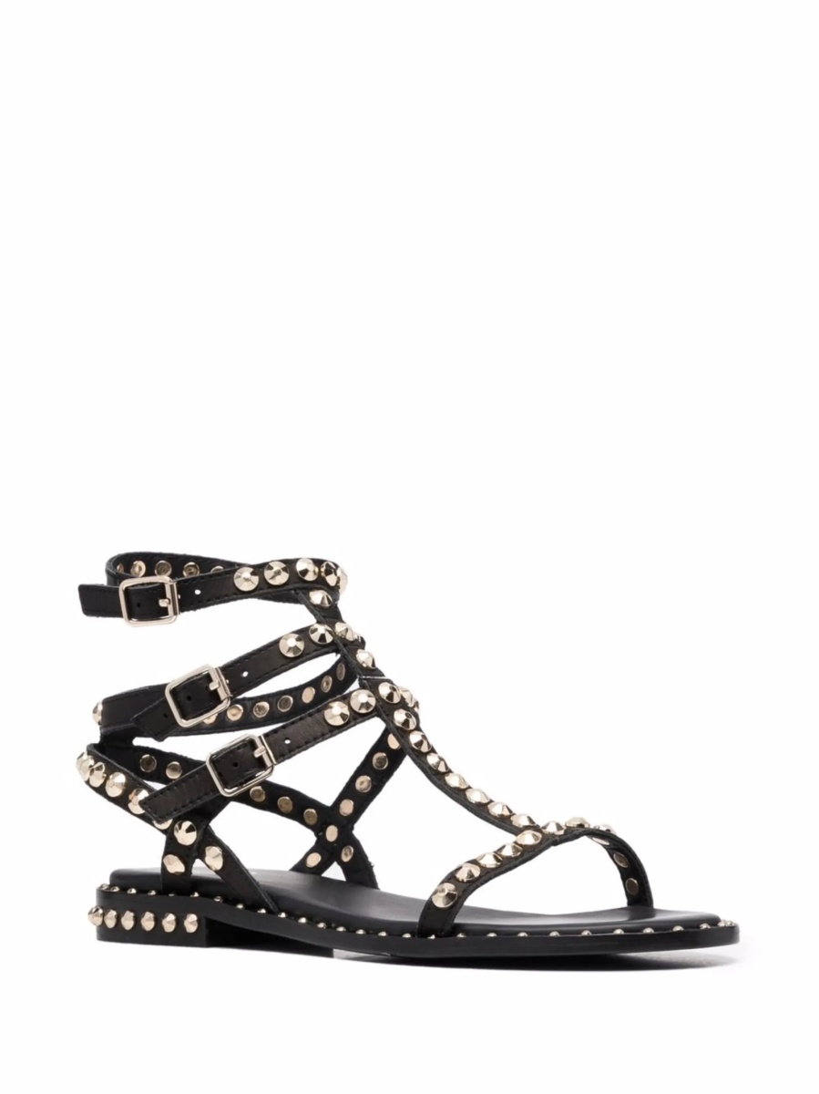 Sandale ASH negre din piele - Img 2