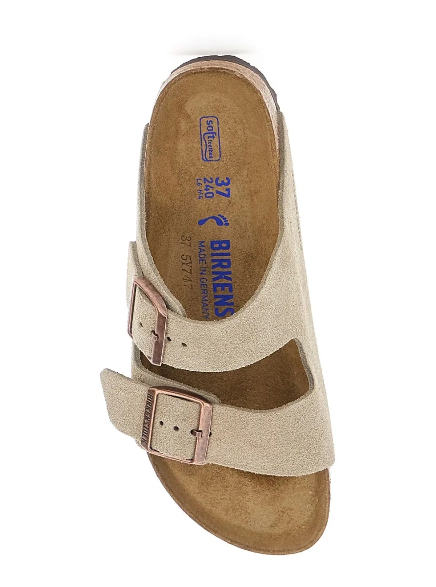 Sandale Birkenstock 'Arizona' bej din piele - Img 4