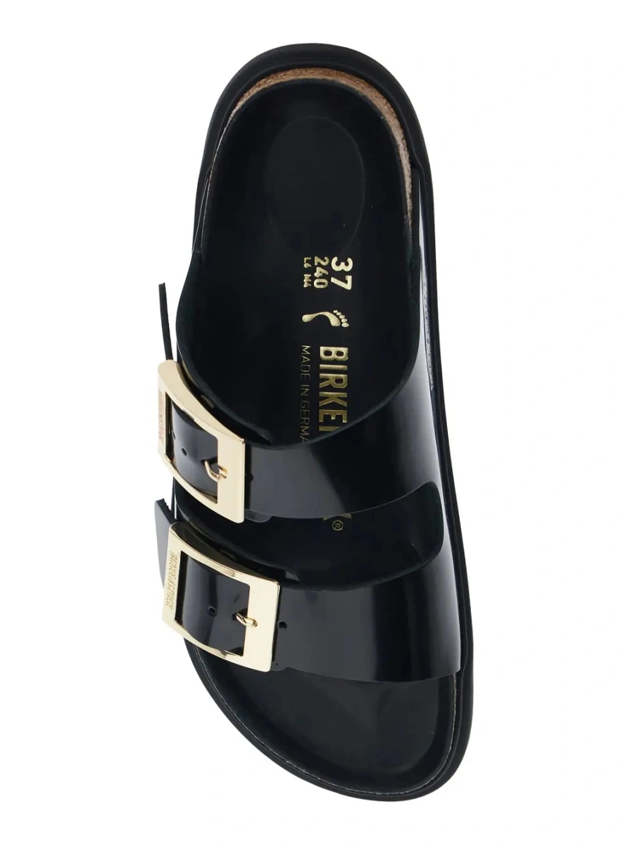 Sandale Birkenstock 'Arizona' negre din piele - Img 4