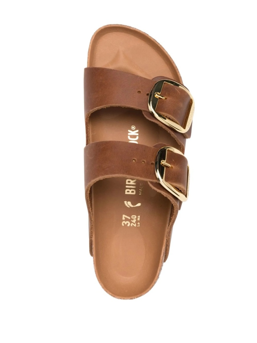 Sandale Birkenstock maro din piele - Img 4