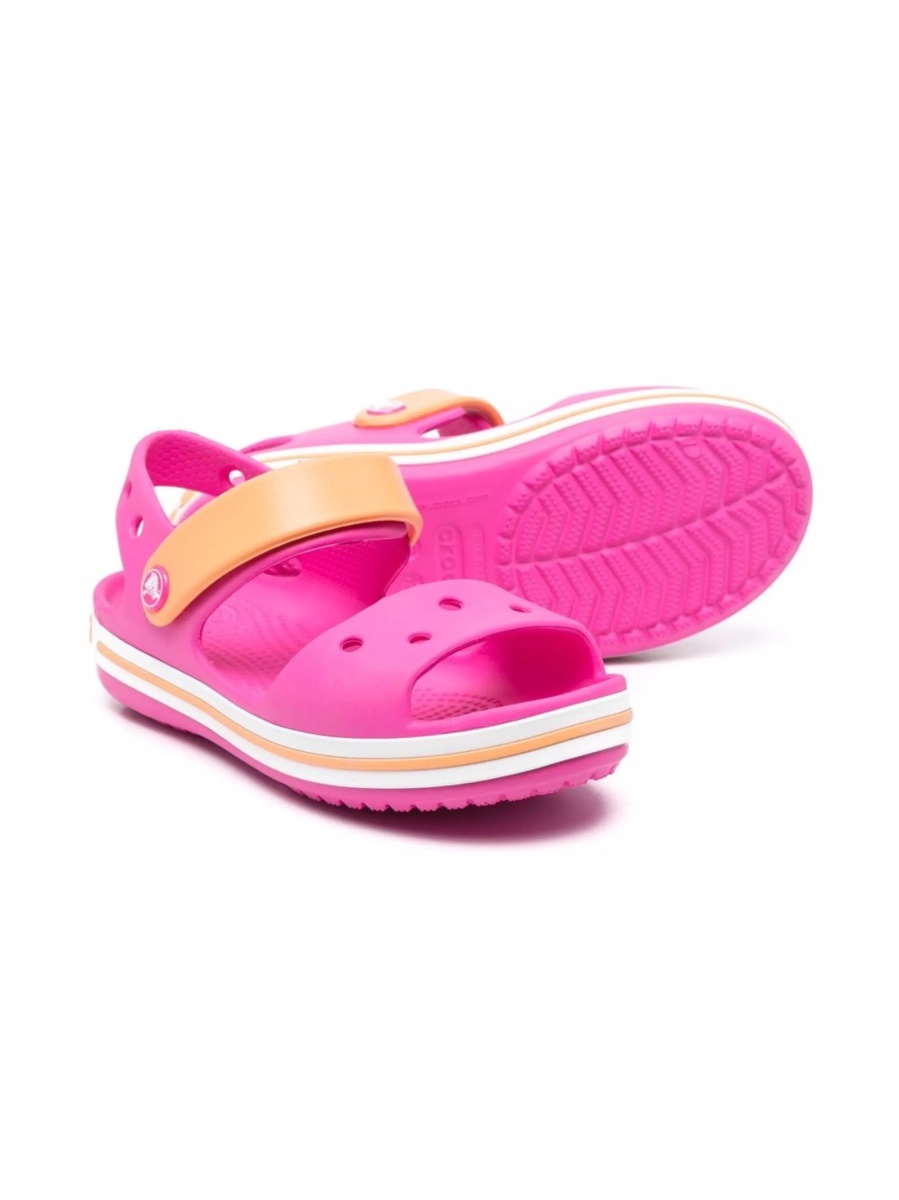 Sandale Crocs roz din pvc - Img 2