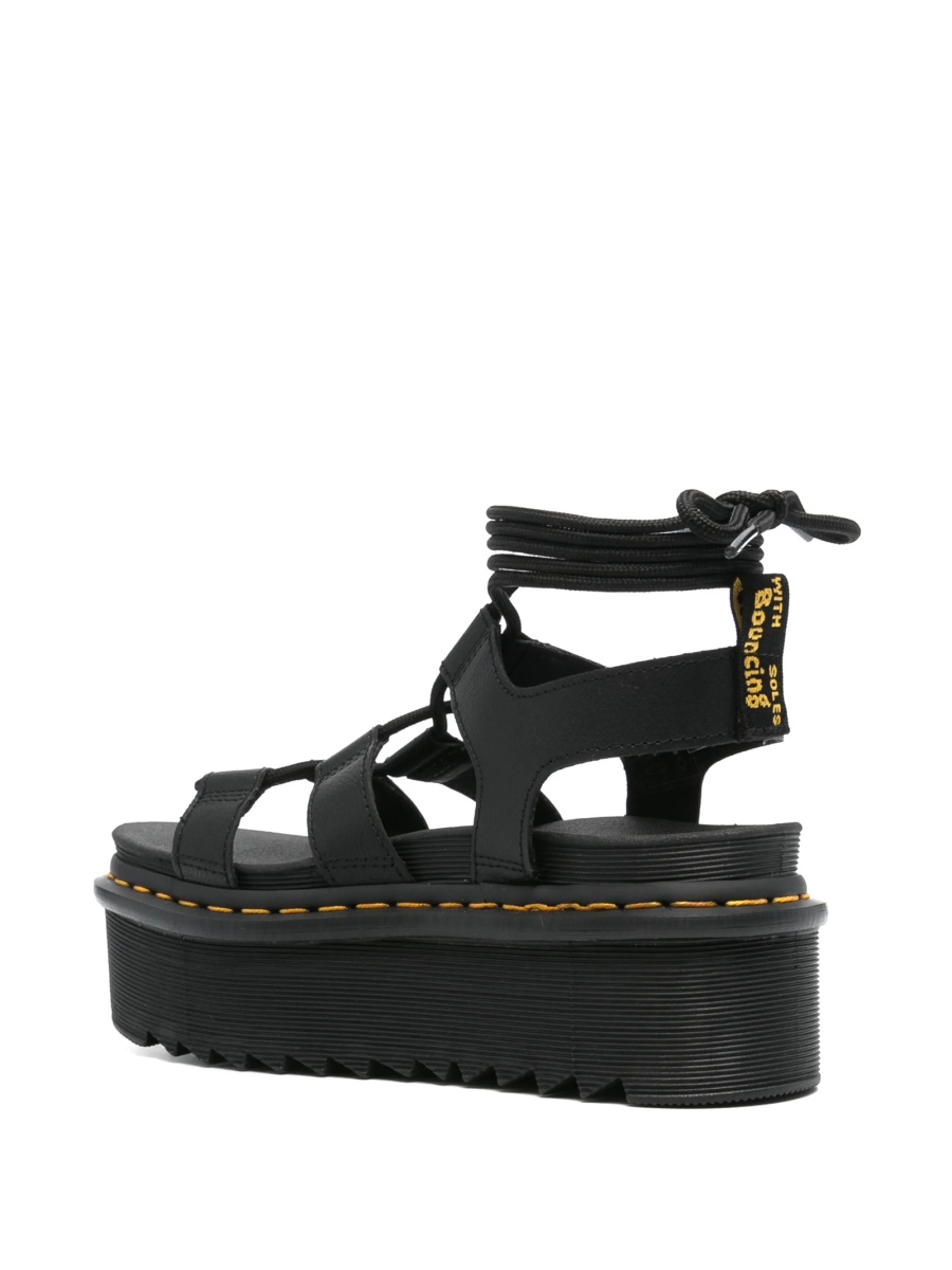Sandale Dr. Martens negre din piele - Img 3