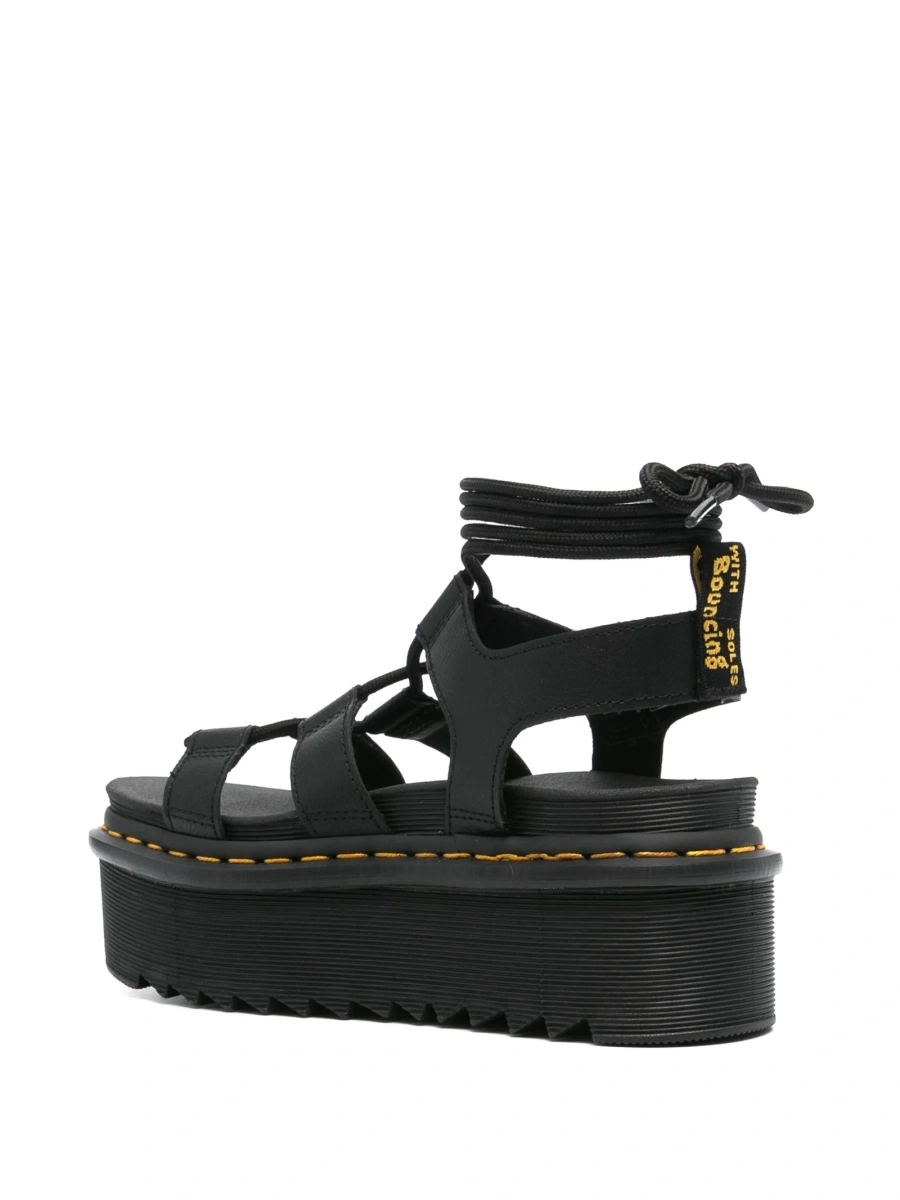 Sandale Dr. Martens negre din piele - Img 3
