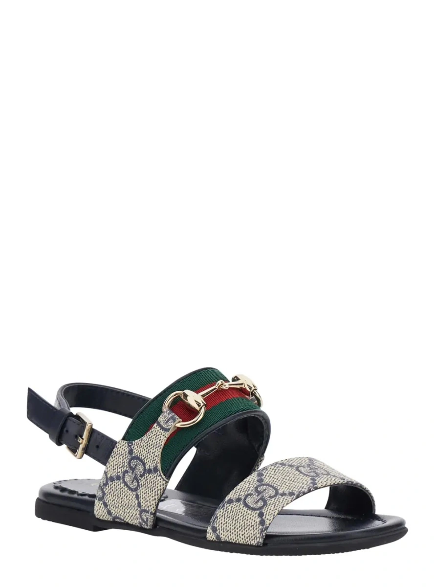 Sandale Gucci albastre din plastic si cauciuc - Img 2