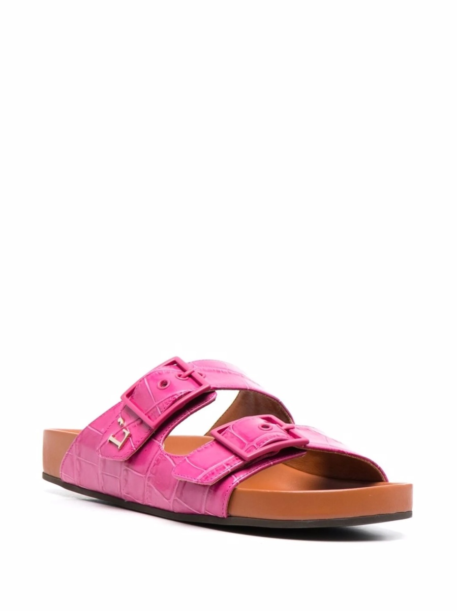 Sandale L'Autre Chose roz din piele - Img 2