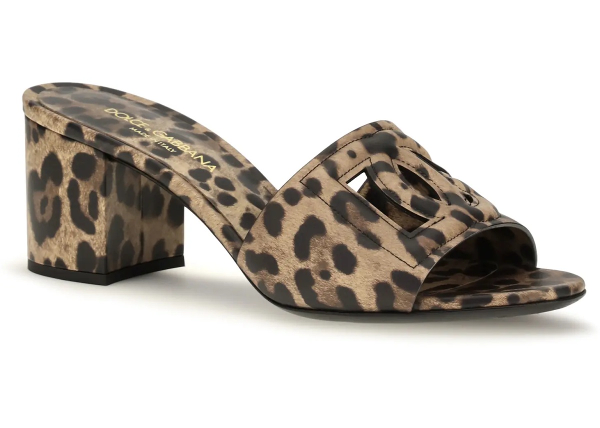 Sandale Leopard print leather Mules - Img 2