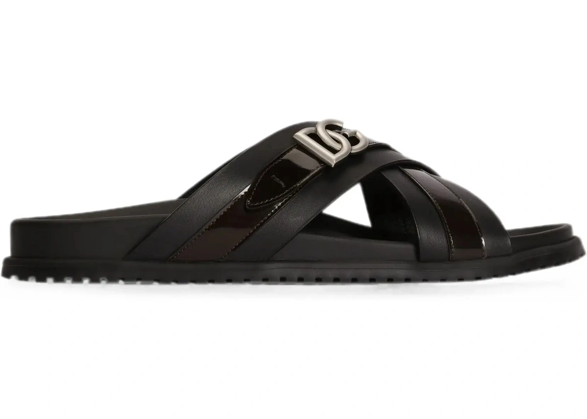 Sandale Smooth calf leather Slide Sandals - Img 7