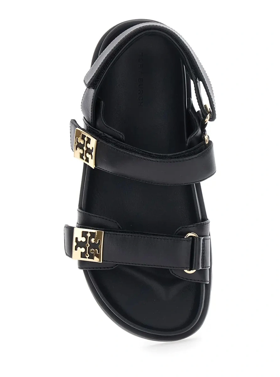 Sandale Tory Burch negre din piele - Img 4