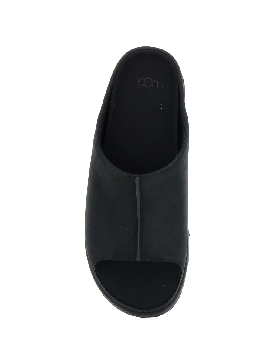 Sandale UGG negre din piele intoarsa - Img 7