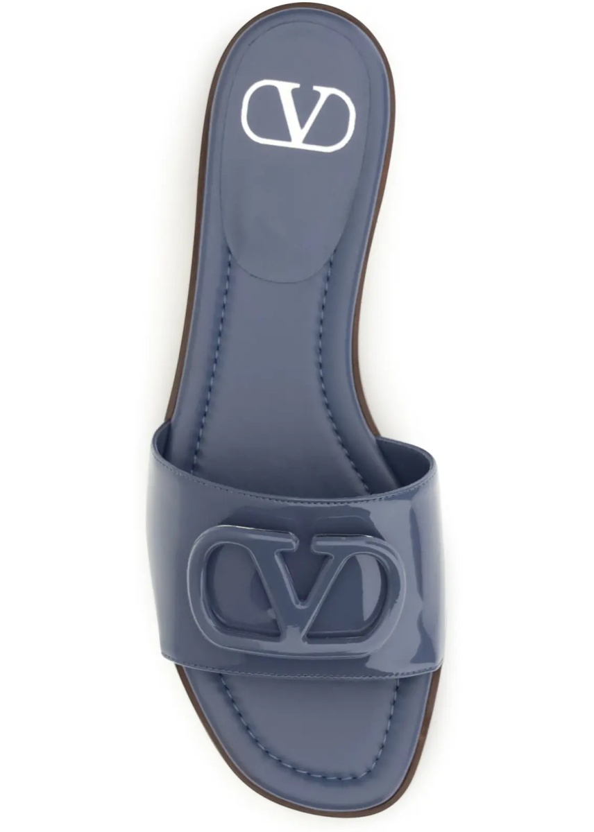 Sandale VLogo patent leather Slide Sandals - Img 4