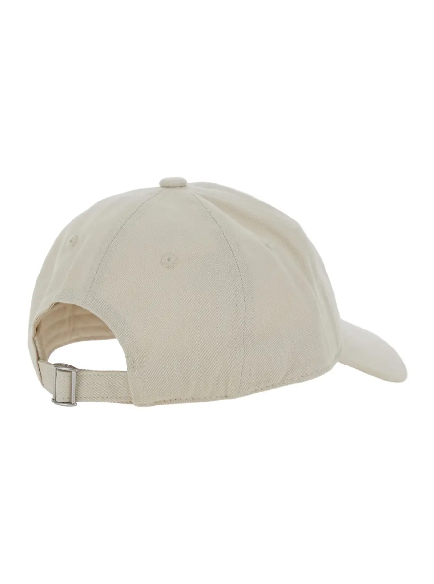 Sapca Beige Baseball Cap with Slogan Print on the Front in Cotton for Men - Img 2