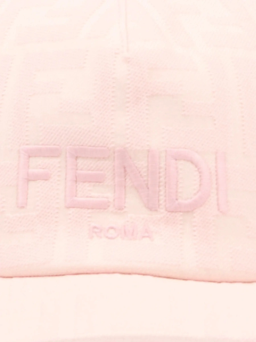 Sapca Fendi roz din bumbac - Img 7