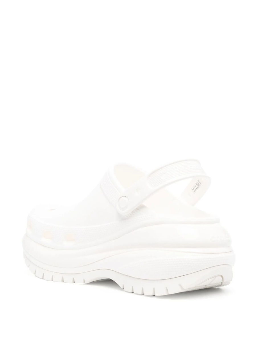 Slapi Crocs albi din poliuretan - Img 3