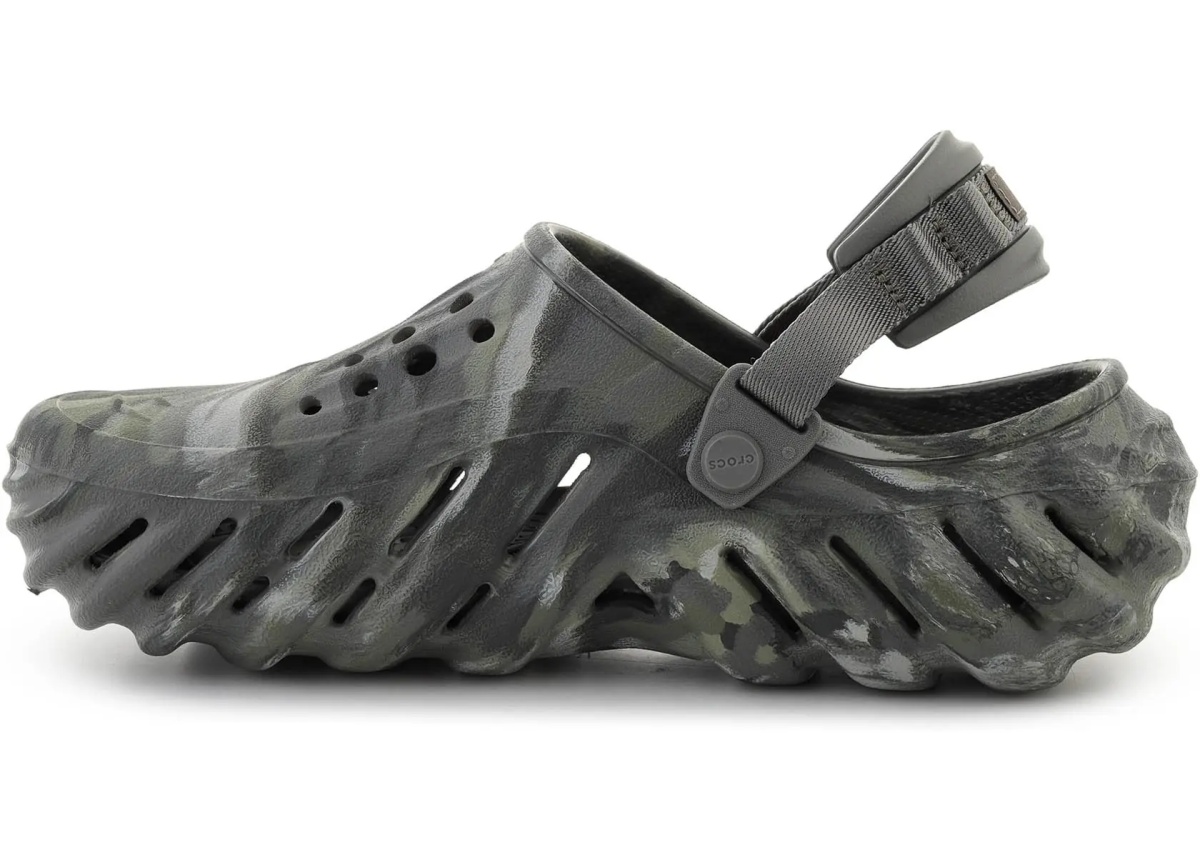 Slapi ECHO MARBLED CLOG DUSTY OLIVE/MULTI - Img 4