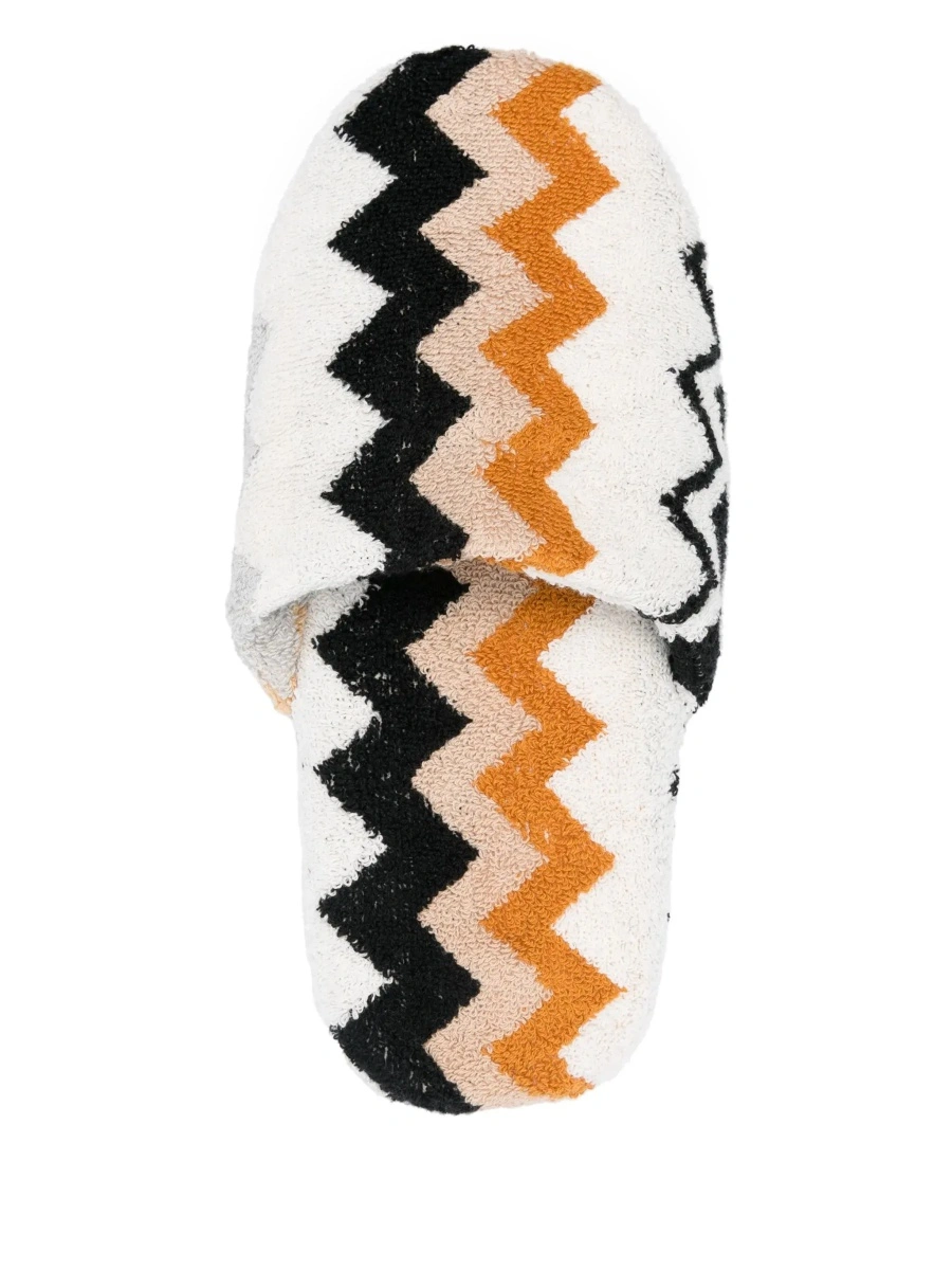 Slapi MISSONI BEACHWEAR HOME multicolor din bumbac - Img 7