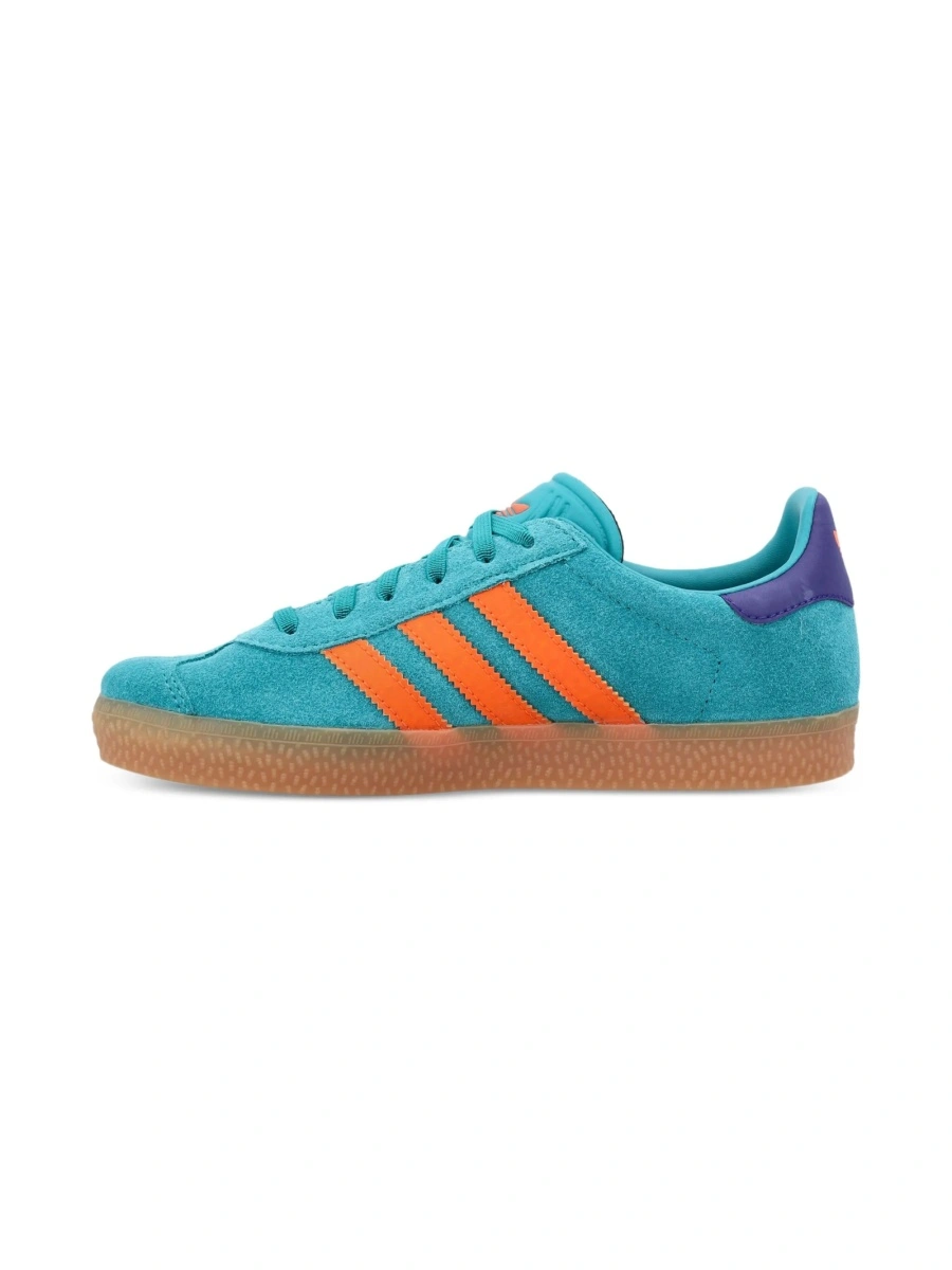 Sneakers adidas Originals albastri din piele intoarsa - Img 4