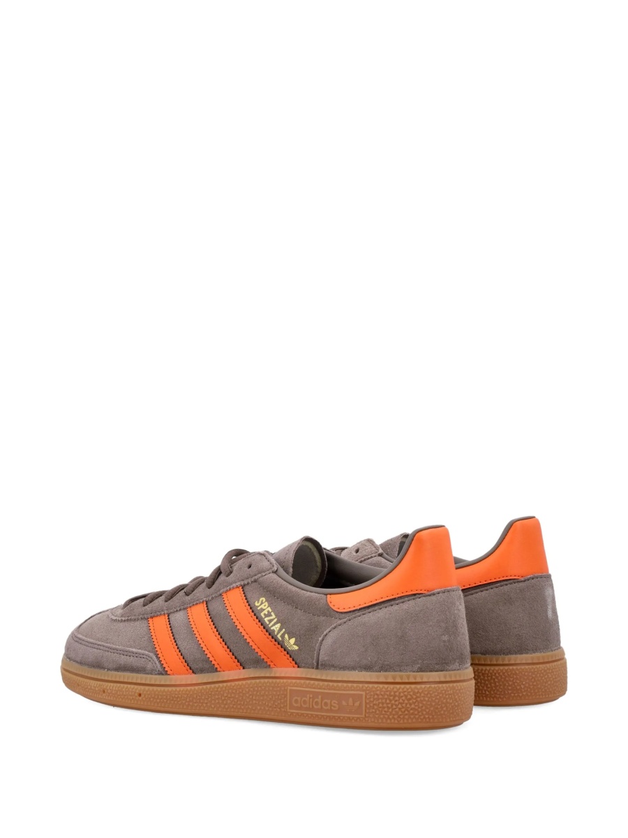 Sneakers adidas Originals gri din piele si piele intoarsa - Img 4