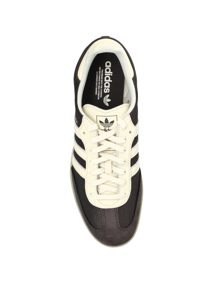 Sneakers adidas Originals maro din piele intoarsa si material textil - Img 3