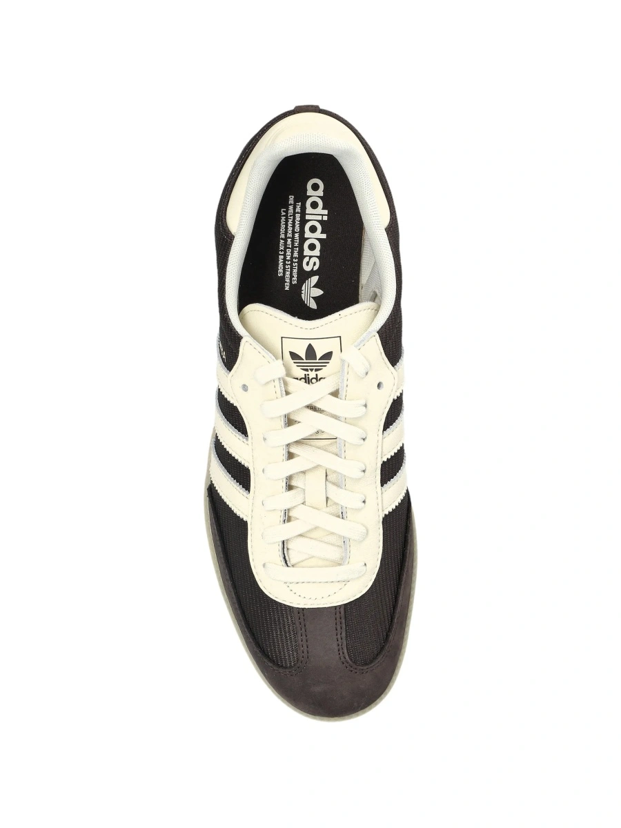 Sneakers adidas Originals maro din piele intoarsa si material textil - Img 3