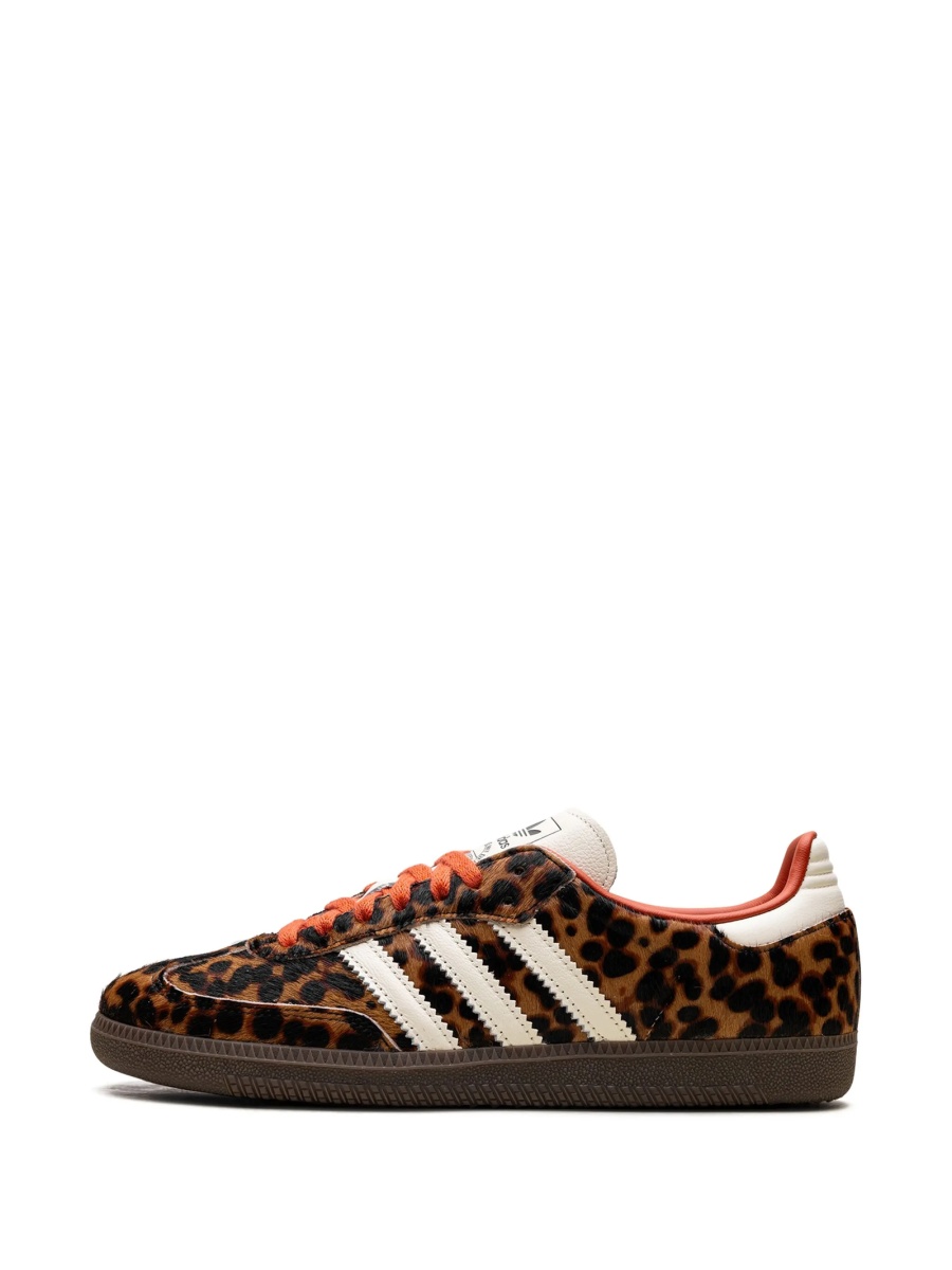 Sneakers adidas Originals samba maro din piele si blana - Img 5