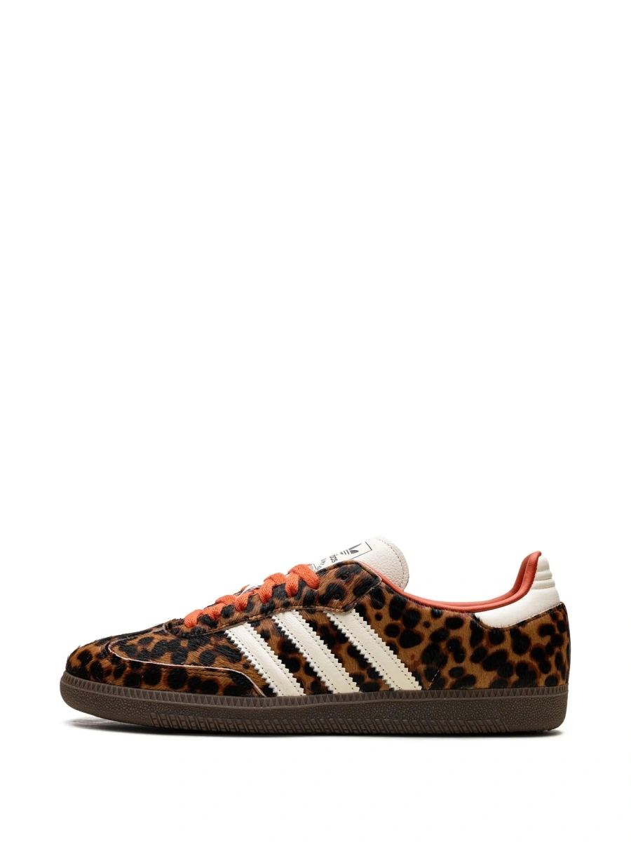 Sneakers adidas Originals samba maro din piele si blana - Img 5