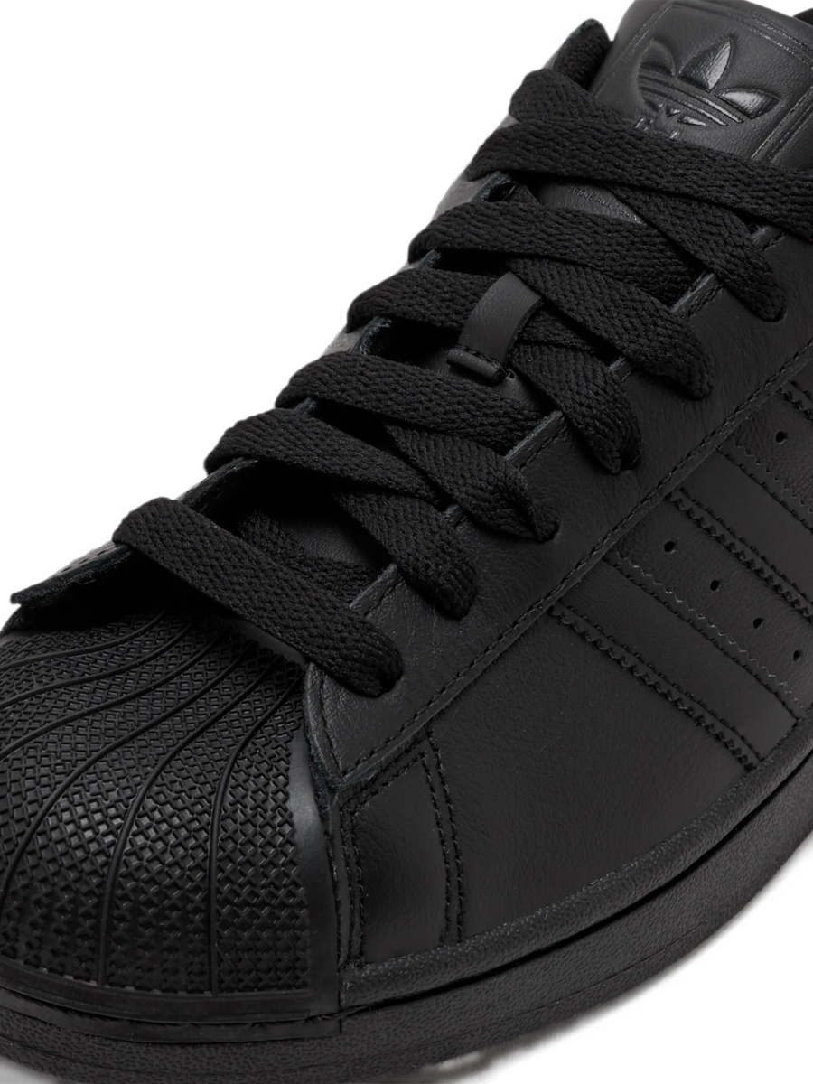 Sneakers adidas Originals superstar negri din piele - Img 3