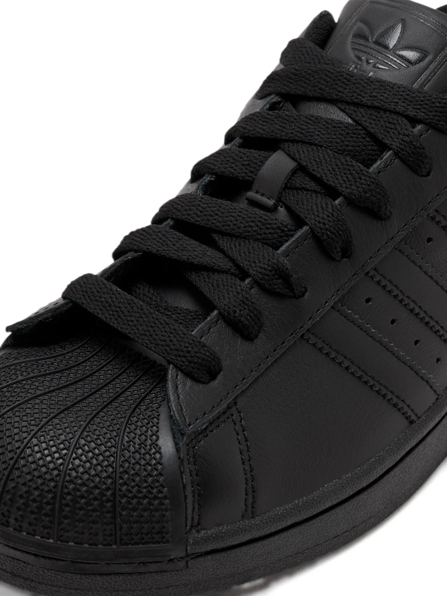 Sneakers adidas Originals superstar negri din piele - Img 3