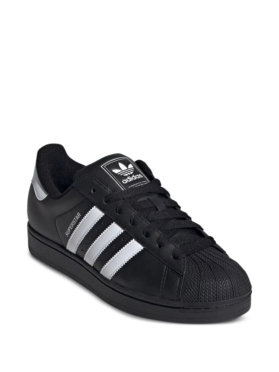 Sneakers adidas Originals superstar negri din piele - Img 2