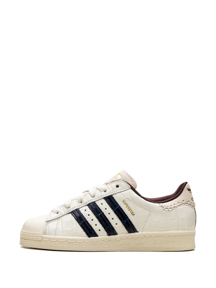 Sneakers adidas superstar albi din piele - Img 5