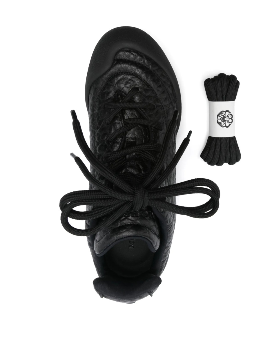 Sneakers Alexander McQueen negri din piele - Img 4