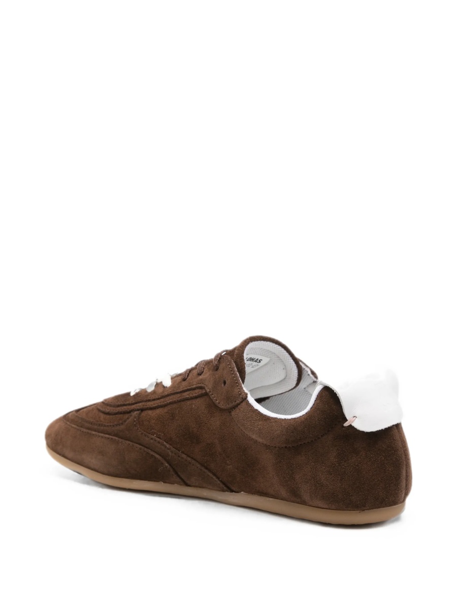 Sneakers Alohas maro din piele intoarsa - Img 3