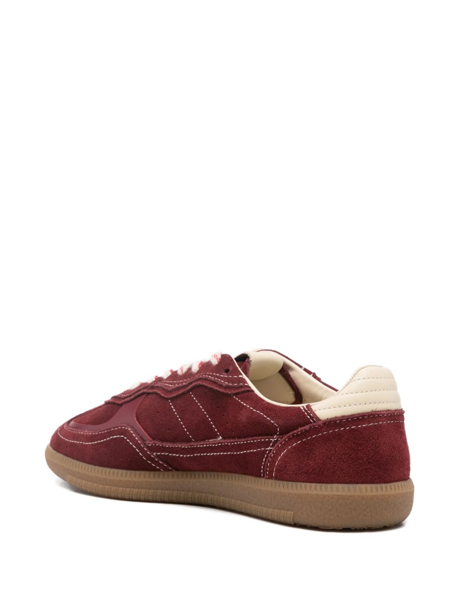 Sneakers Alohas rosii din piele intoarsa si bumbac - Img 3