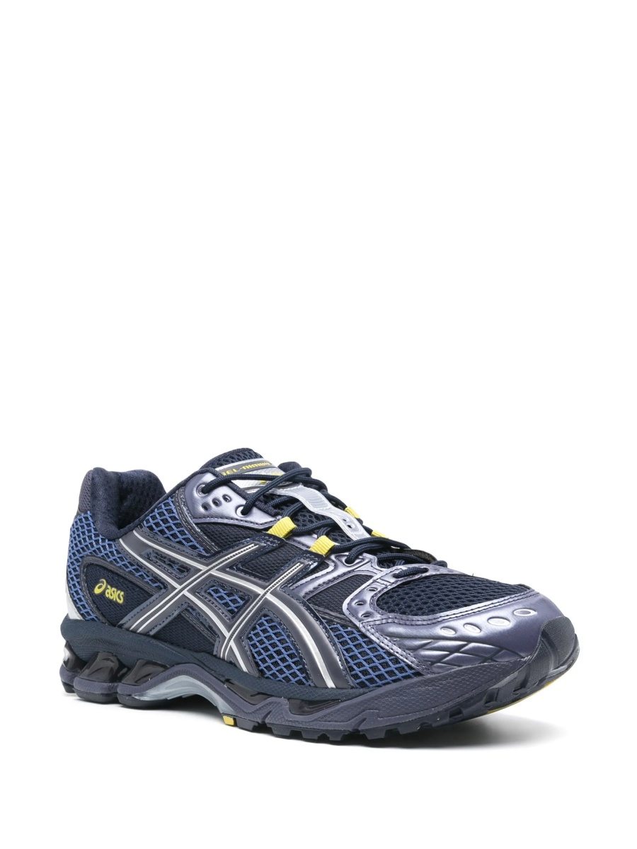 Sneakers ASICS albastri din poliuretan si material textil - Img 2