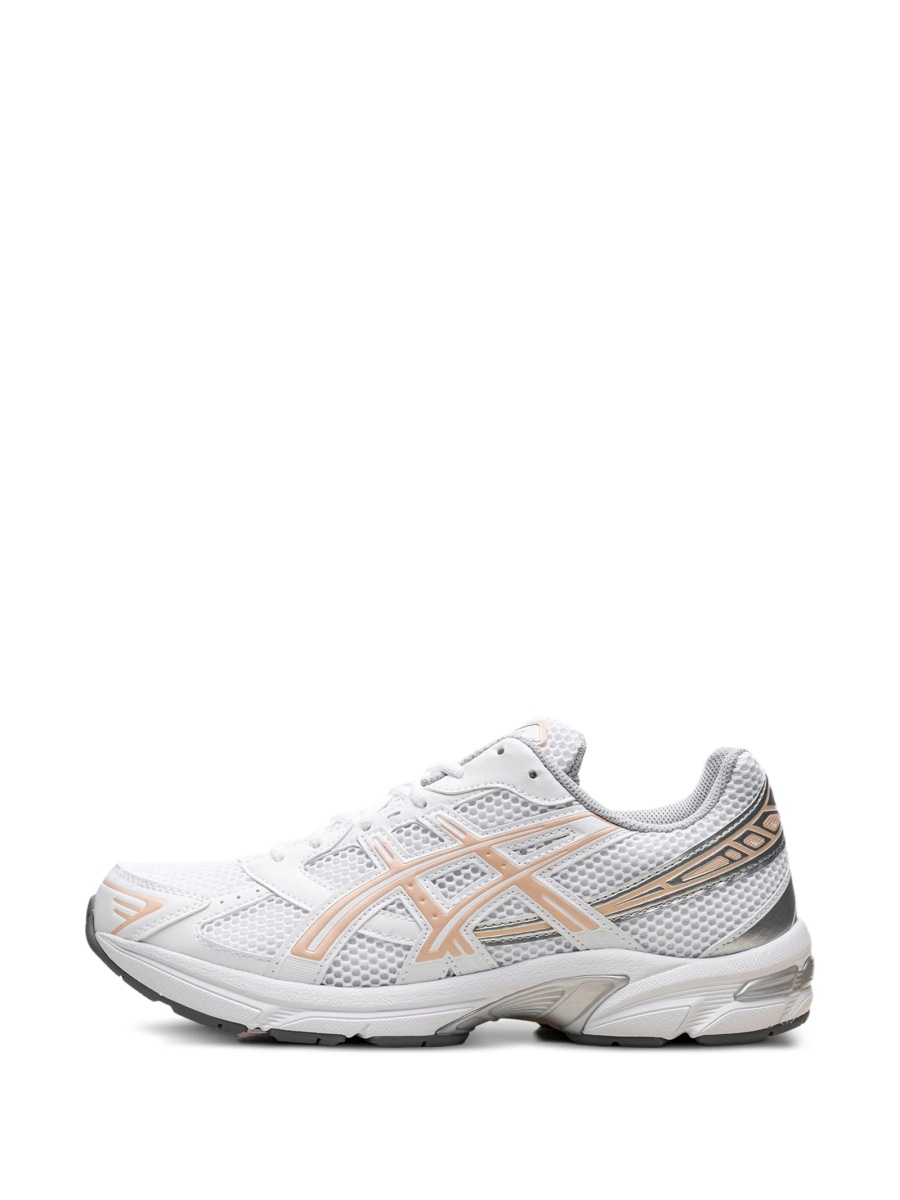 Sneakers ASICS albi din material textil si material reciclat - Img 4