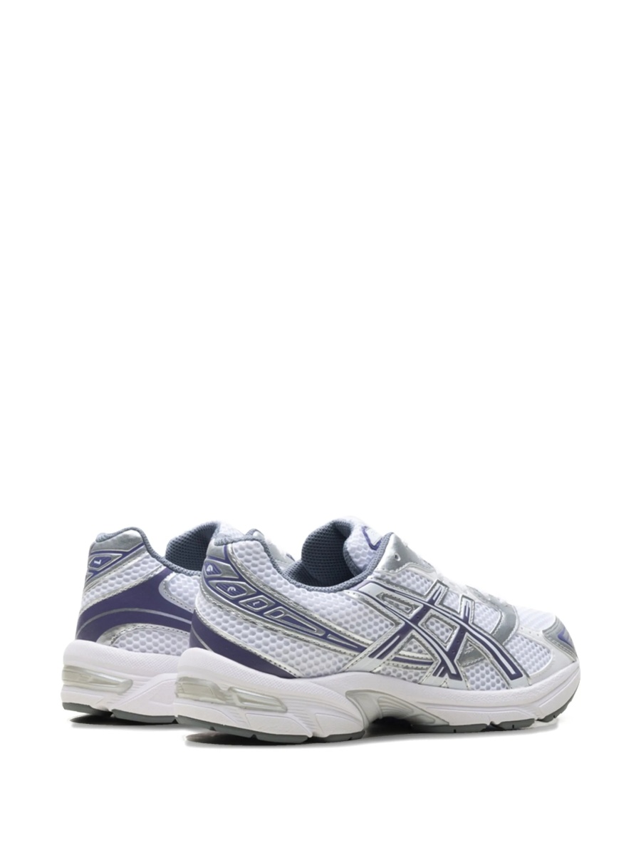 Sneakers ASICS albi din material textil - Img 4