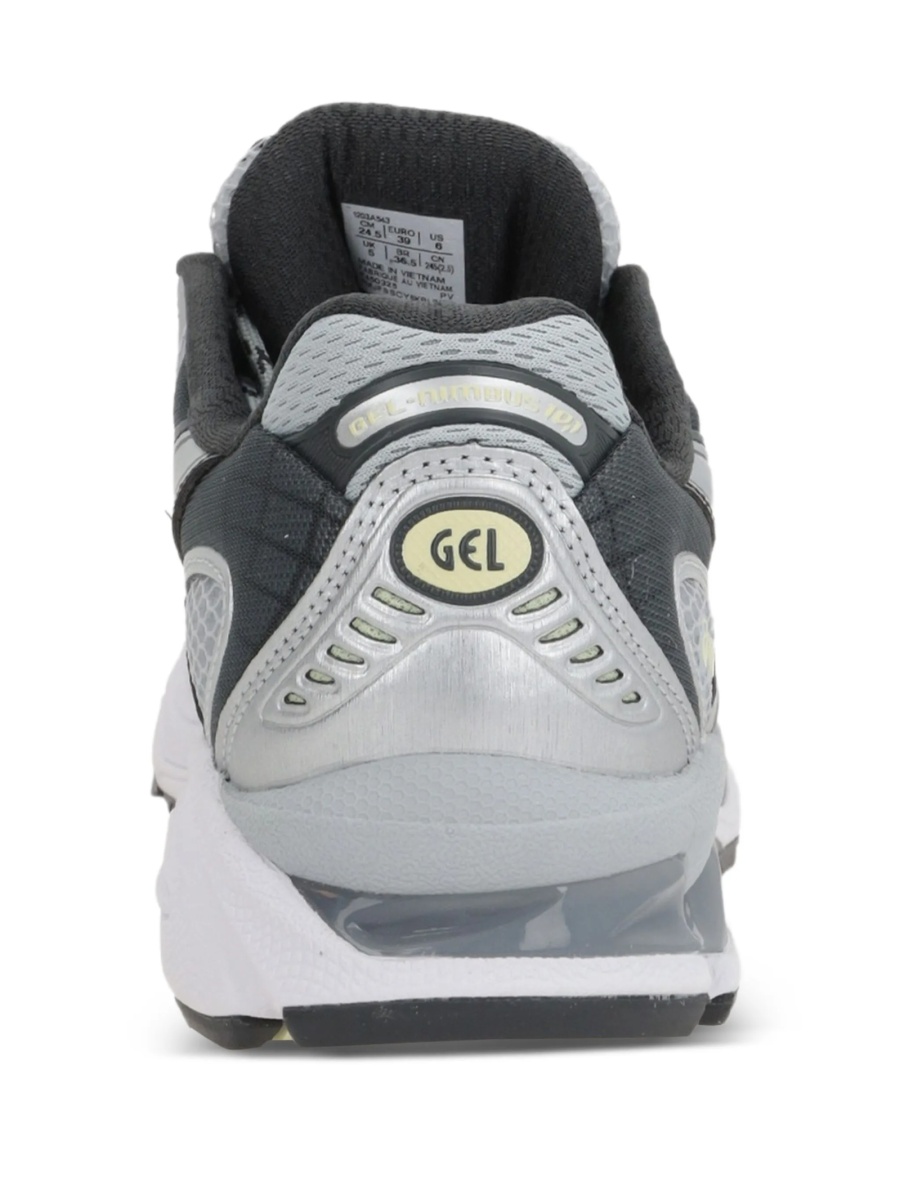 Sneakers ASICS gri din material textil si piele eco - Img 3
