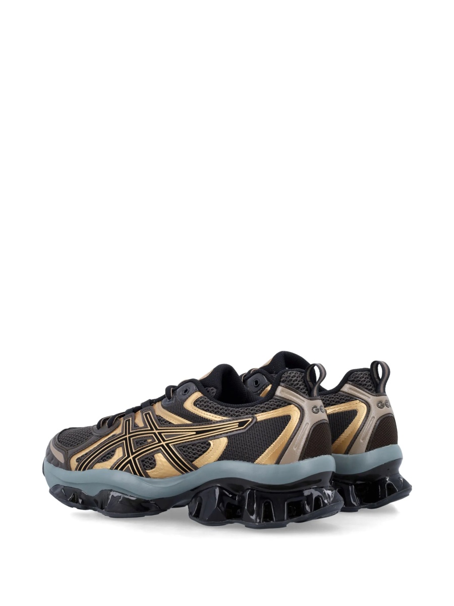 Sneakers ASICS negri din plasa si piele eco - Img 3