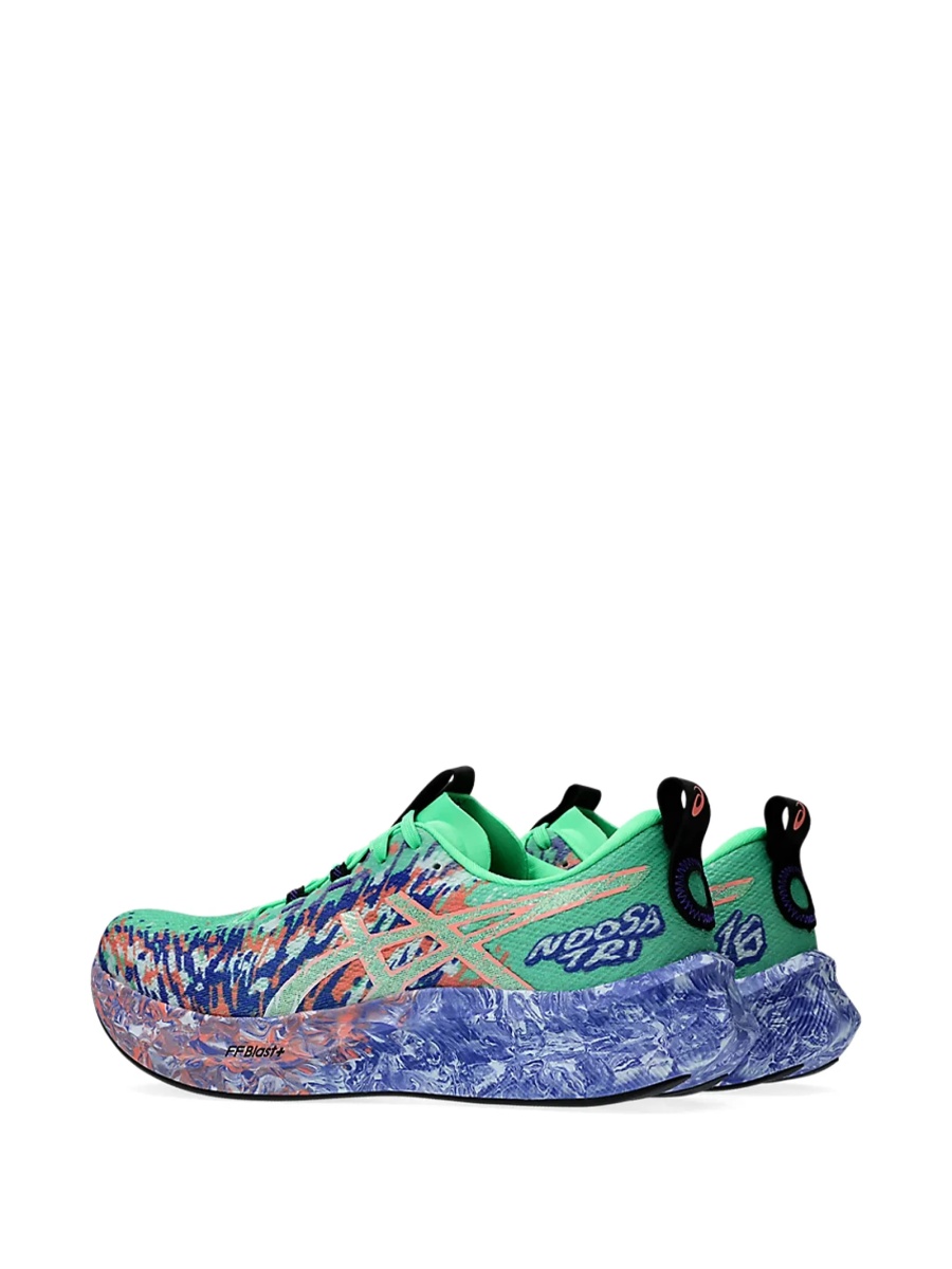 Sneakers ASICS verzi din material textil - Img 4