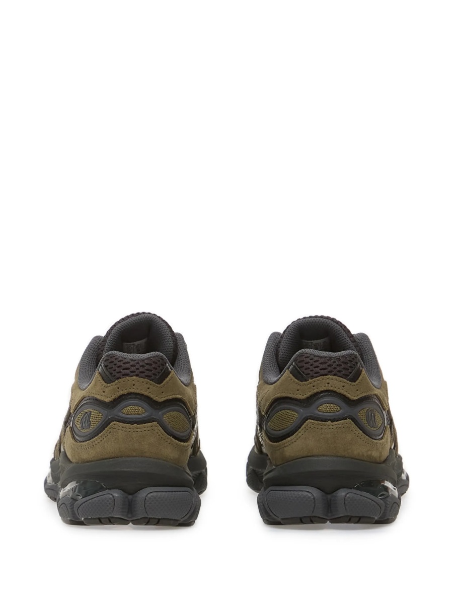 Sneakers ASICS verzi din piele intoarsa si poliuretan - Img 3
