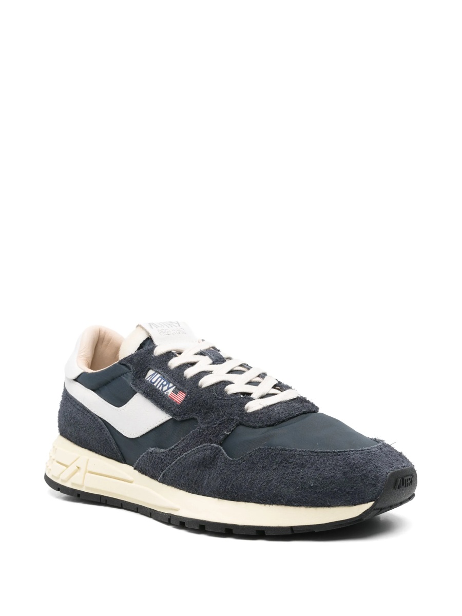 Sneakers AUTRY albastri din piele intoarsa si material textil - Img 2