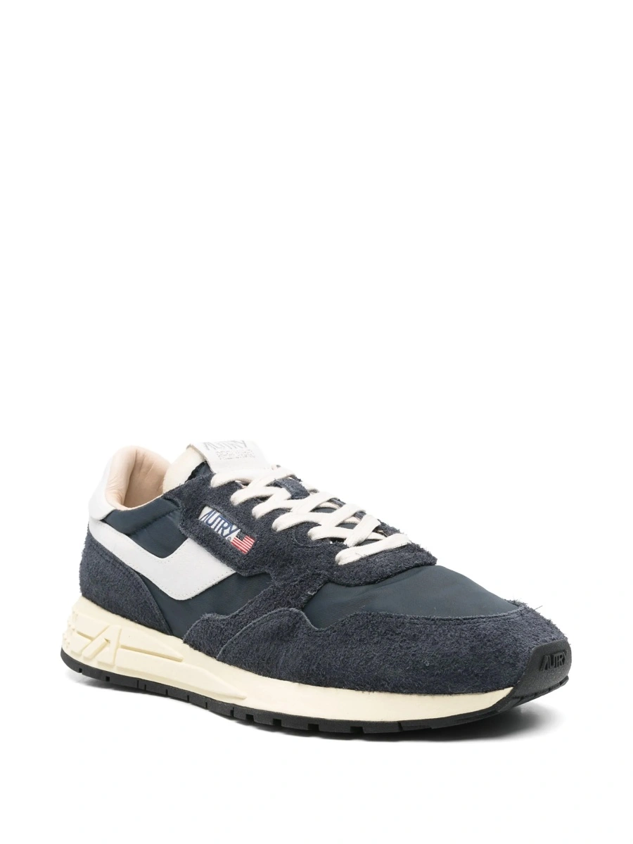 Sneakers AUTRY albastri din piele intoarsa si material textil - Img 2