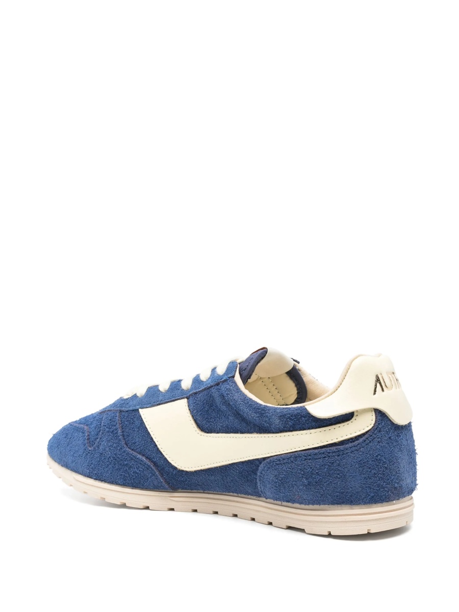 Sneakers AUTRY albastri din piele intoarsa si piele - Img 3