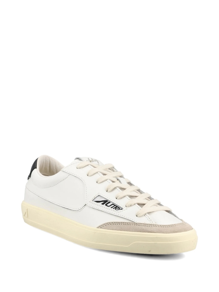 Sneakers AUTRY albi din nylon si piele - Img 2
