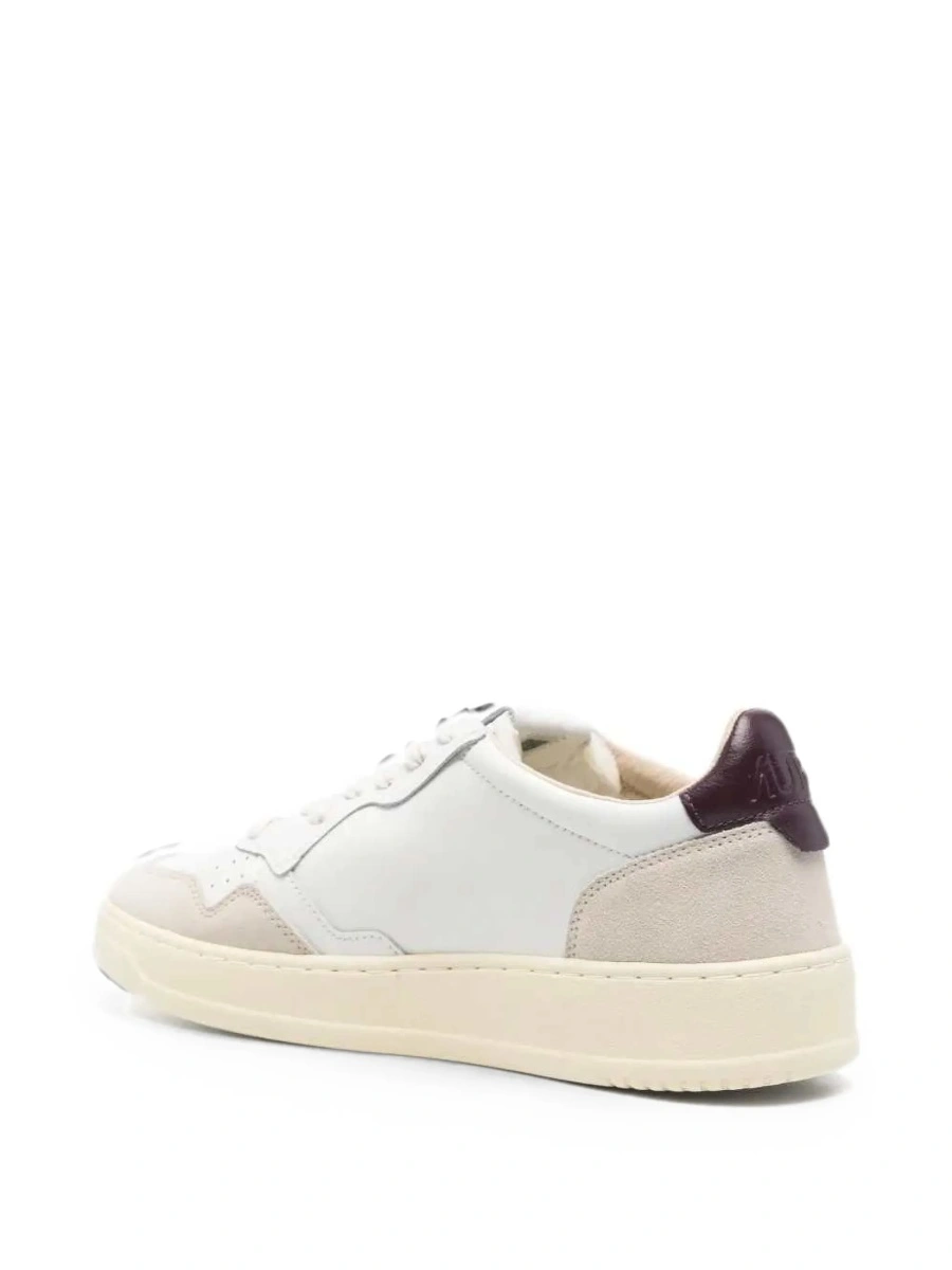 Sneakers AUTRY albi din nylon si piele - Img 4