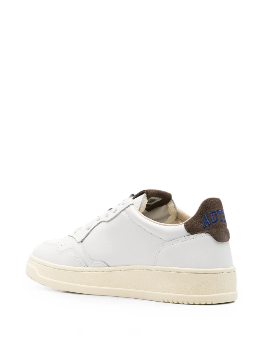 Sneakers AUTRY albi din piele intoarsa si piele - Img 3