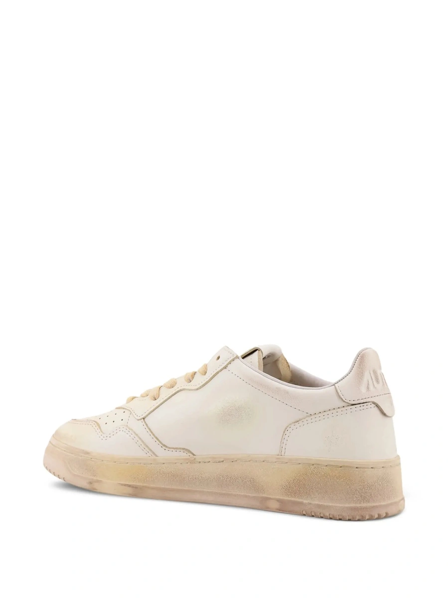 Sneakers AUTRY albi din piele si piele intoarsa 'Medalist' - Img 6