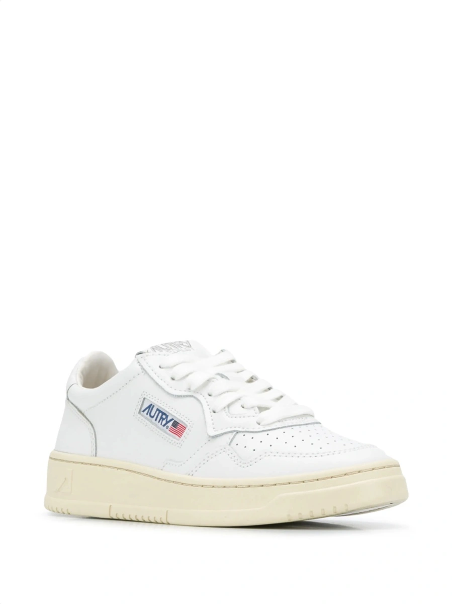 Sneakers AUTRY albi din piele - Img 2