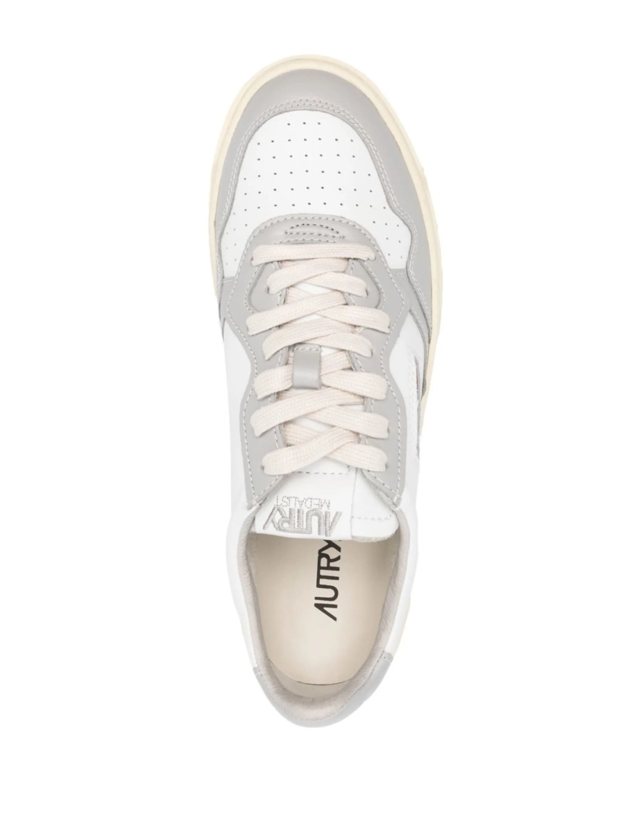 Sneakers AUTRY albi din piele - Img 4