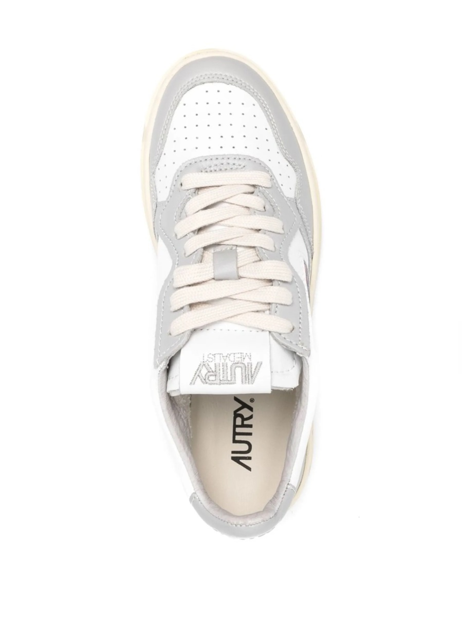 Sneakers AUTRY albi din piele - Img 4